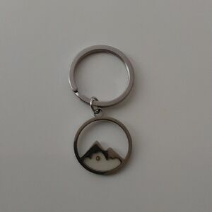 Silver Mountain Keychain Faith the size of a mustard seed